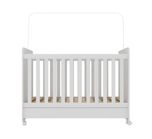 Cuna 160x68,5x134 cm 3en1 blanco Kidscool