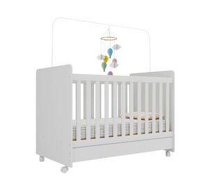 Cuna 160x68,5x134 cm 3en1 blanco Kidscool