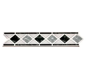 Pack listel Rombo gris diseño 5.5x26 cm