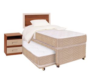 Cama nido 1.5 plazas bamboo + almohada + textiles + set alicante Celta