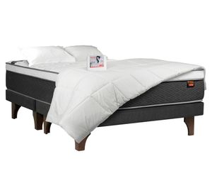 Cama europea king Everest + textil Celta