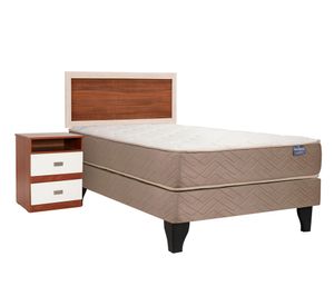 Cama europea 1.5 plazas x 190 cm Bamboo + set Alicante Celta