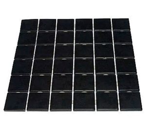 Mosaico grande negro 30.6x30.6 cm