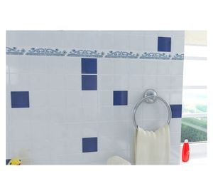 Pack listel Ravena azul/blanco 5.5x26 cm 4 un.