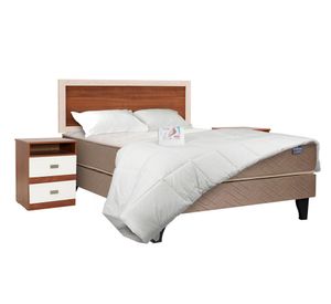 Cama europea 2 plazas x 190 cm Bamboo + set Alicante + textil Celta
