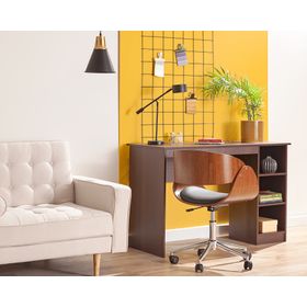 Escritorio 2 repisas chocolate Cic