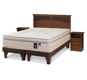 Cama europea 2 plazas Máximo cobre base dividida + set Castell Flex