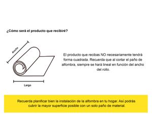 Cubrepiso con goma Funny rojo 1 m2