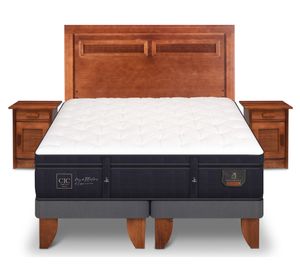 Cama europea king Súper premium + set Milán Cic