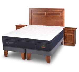 Cama europea king Súper premium + set Milán Cic
