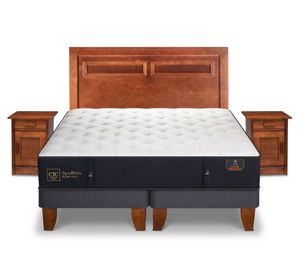 Cama europea king Premium + set Milán Cic