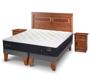 Cama europea king Premium + set Milán Cic