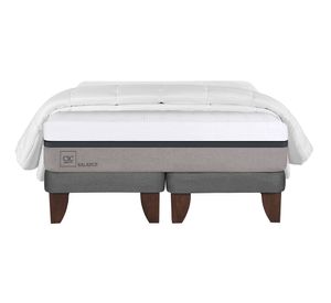 Cama europea 2 plazas Balance base dividida + plumón Cic