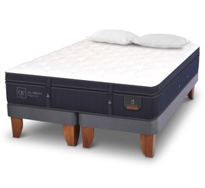 Cama europea 2 plazas Súper premium base dividida + almohadas Cic
