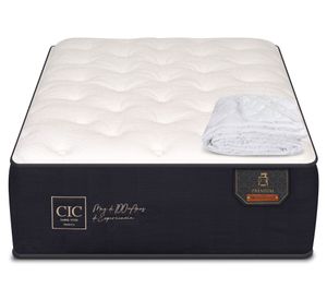 Colchón 1.5 plazas Premium + cubrecolchón Cic