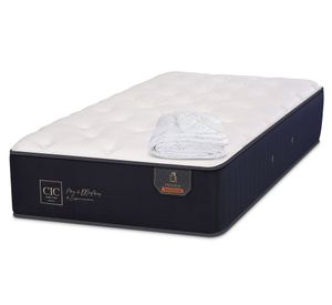 Colchón 1.5 plazas Premium + cubrecolchón Cic