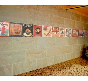 Pack listel Vintage diseño 8.5x35 cm 3 un.