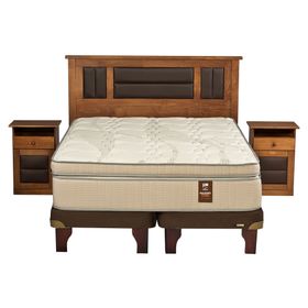 Cama europea 2 plazas Máximo cobre base dividida + set Lorraine Flex