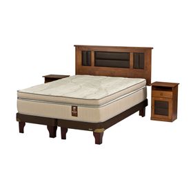 Cama europea 2 plazas Máximo cobre base dividida + set Lorraine Flex