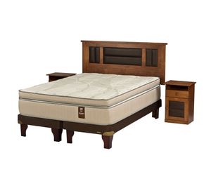 Cama europea 2 plazas Máximo cobre base dividida + set Lorraine Flex