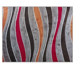 Alfombra frise 150x200 cm Caved D6 naranjo Idetex