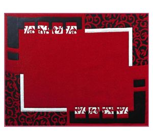 Alfombra frise 150x200 cm Caved D5 rojo Idetex