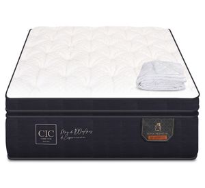 Colchón 1.5 plazas x 190 cm Súper premium + cubrecolchón Cic