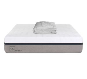 Colchón 2 plazas x 190 cm Balance + cubrecolchón Cic