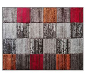 Alfombra frise 150x200 cm Caved D4 rojo Idetex