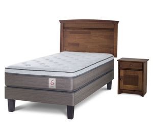 Cama europea 1.5 plazas New style 6 + set Veneto Rosen