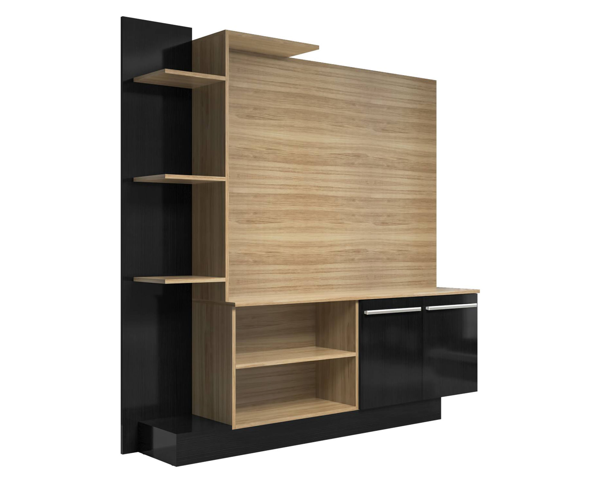 Be Design Centro de entretenimiento 55" Verona negro/café