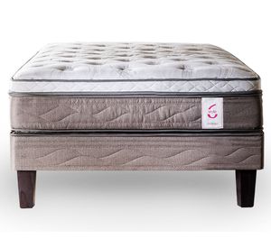 Cama europea 1.5 plazas New style 6 + set Veneto Rosen