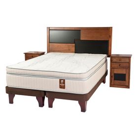 Cama europea 2 plazas Máximo cobre base dividida + set Colonia Flex