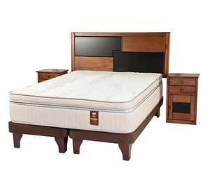 Cama europea 2 plazas Máximo cobre base dividida + set Colonia Flex