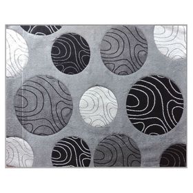 Alfombra frise 150x200 cm Caved circles Idetex