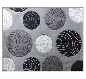 Alfombra frise 150x200 cm Caved circles Idetex