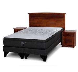 Cama europea 2 plazas Tempo base dividida + set Veneto Rosen