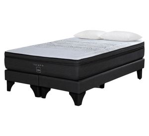 Cama europea 2 plazas Tempo base dividida + 2 Almohadas Light
