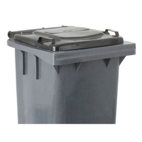 Basurero tapa ruedas gris 120 lt