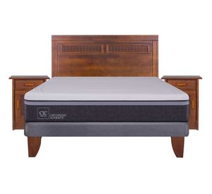 Cama europea 2 plazas Ortopedic advance + set Milán Cic