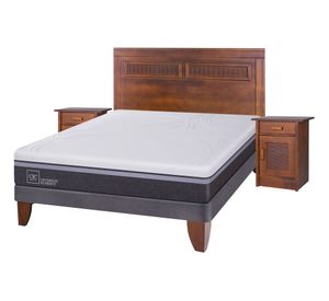 Cama europea 2 plazas Ortopedic advance + set Milán Cic