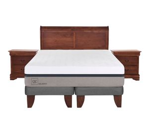 Cama europea 2 plazas Balance base dividida + set Miró Cic