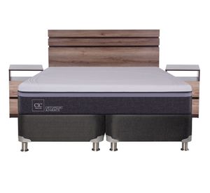 Box spring king Ortopedic advance B5 + set Ares Cic