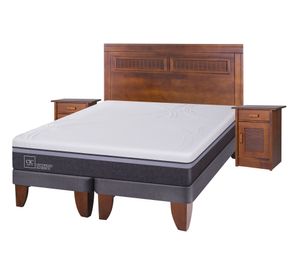 Cama europea king Ortopedic advance + set Milán Cic