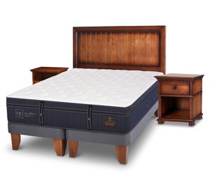 Cama europea 2 plazas Grand premium base dividida + set Monterrey Cic