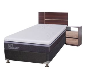 Box spring 1.5 plazas Ortopedic advance B5 + set Enio Cic