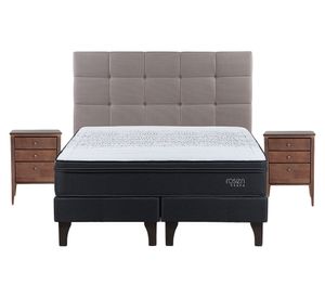 Cama europea king Tempo + set Issey Rosen
