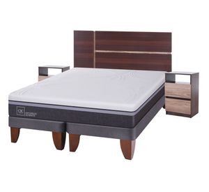 Cama europea king Ortopedic advance + set Enio Cic