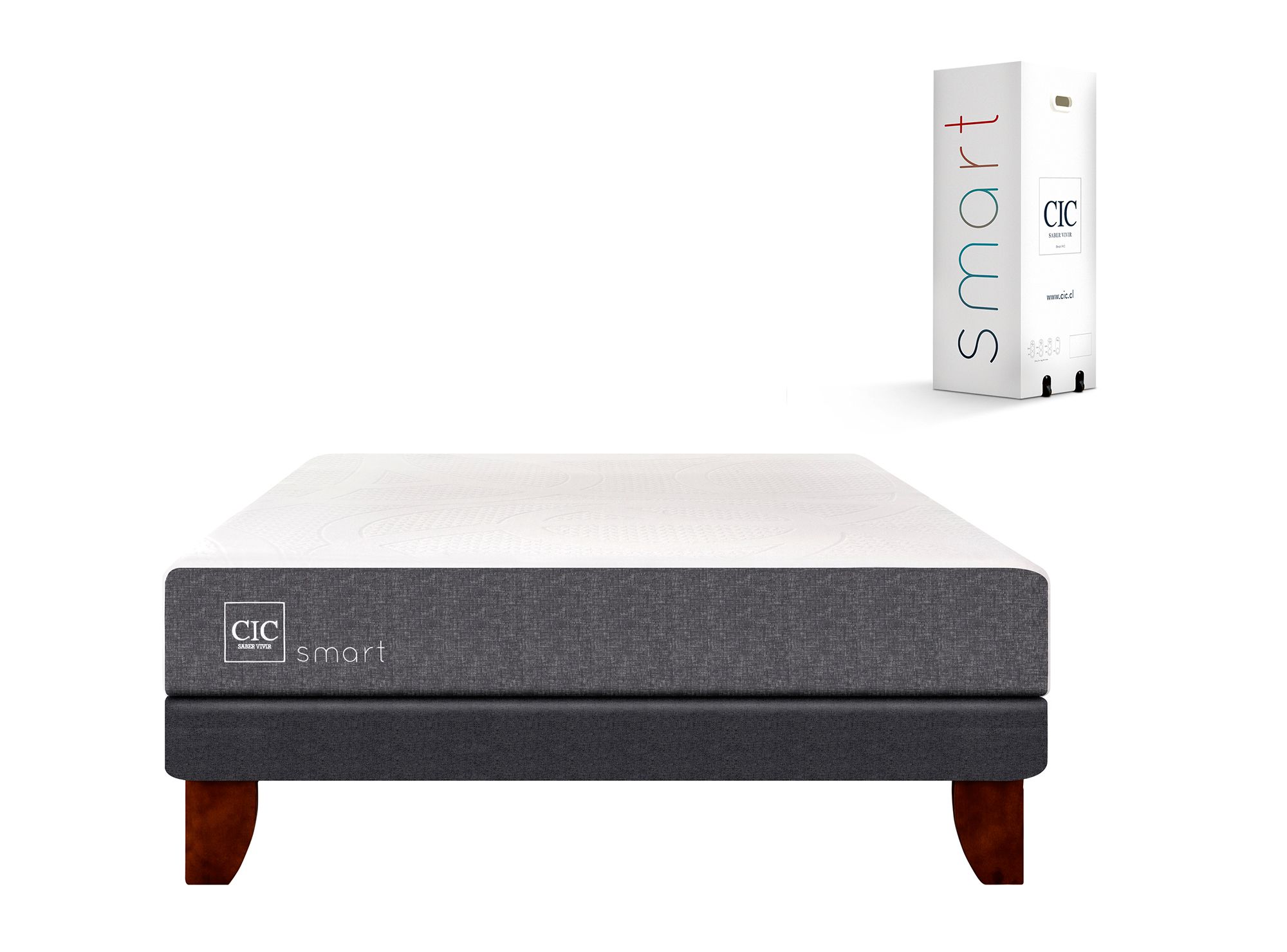 Cama europea 2 plazas Smart Cic