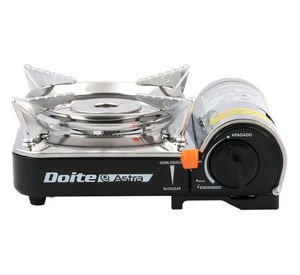 Cocinilla camping 1 quemador Astra + 4 latas gas Doite